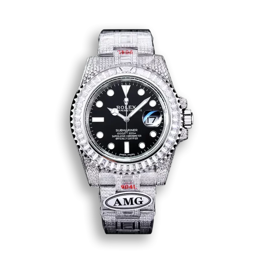 Rolex Submariner Iced Out Ref.116610LN-2 41mm Black Dial