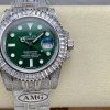 Rolex Submariner Iced Out Ref.116610LV 41mm Green Dial