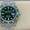 Rolex Submariner Iced Out Ref.116610LV-2 41mm Green Dial