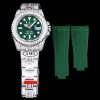 Rolex Submariner Iced Out Ref.116610LV-3 41mm Green Dial