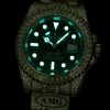 Rolex Submariner Iced Out Ref.116610LV-3 41mm Green Dial