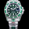 Rolex Submariner Iced Out Ref.116610LV-5 41mm Green Dial