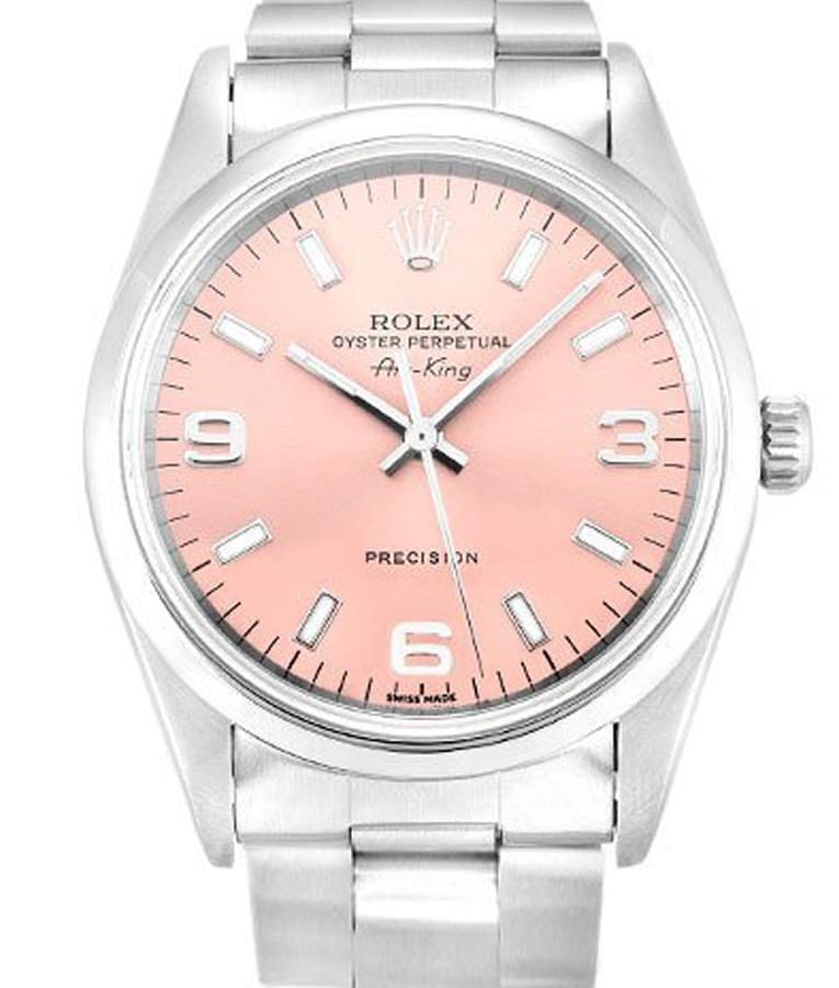 Rolex Air-King 34mm Dial Pink Ref.14000