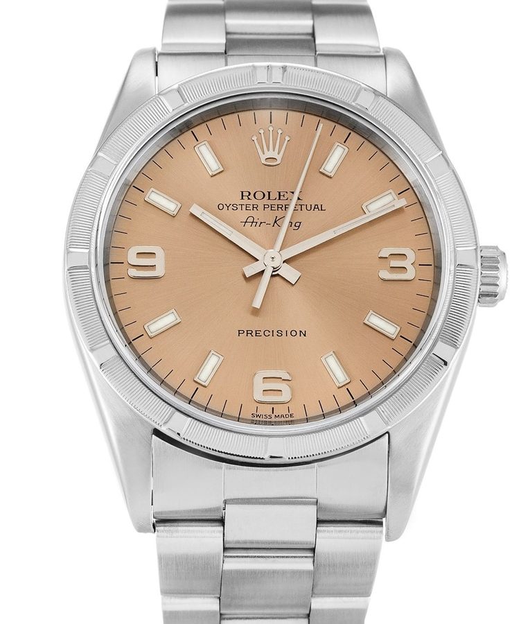 Rolex Air-King 34mm Dial Salmon Ref.14010M