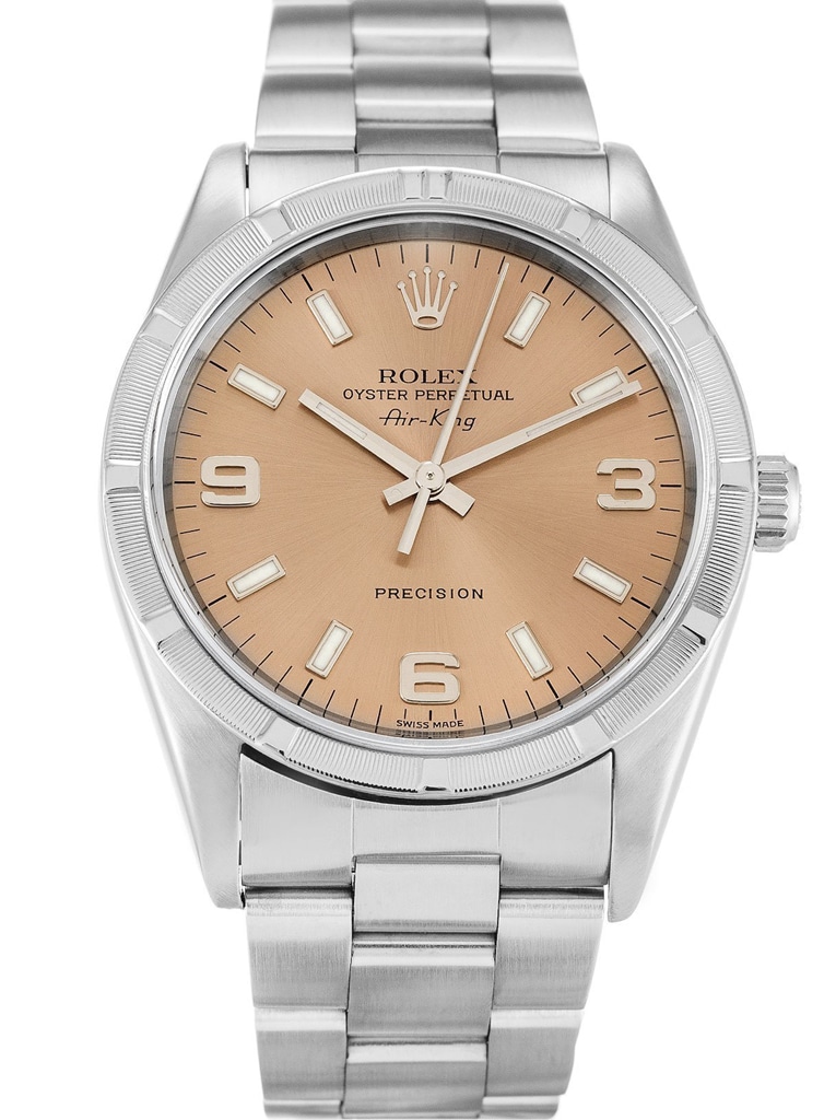 Rolex Air-King 34mm Dial Salmon Ref.14010M