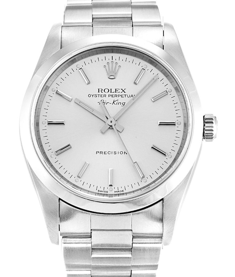 Rolex Air-King 34mm Dial Silver Ref.14000M