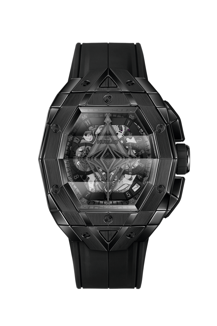 Hublot, Spirit of Big Bang Sang Bleu All Black, Ceramic, 42mm, Limited Edition, Ref# 648.CX.0114.RX.MXM23