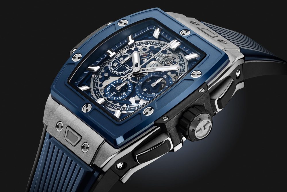 Hublot Spirit of Big Bang TITANIUM BLUE CERAMIC Ref# 642.NL.7170.RX