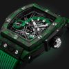 Hublot Spirit of Big Bang TOURBILLON CARBON GREEN Ref# 645.QG.5217.RX