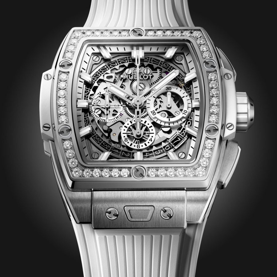 Hublot Spirit of Big Bang TITANIUM WHITE DIAMONDS Ref# 642.NE.2010.RW.1204