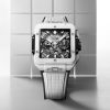 Hublot, Square Bang Unico White Ceramic, 42mm, Ref# 821.HX.0170.RX