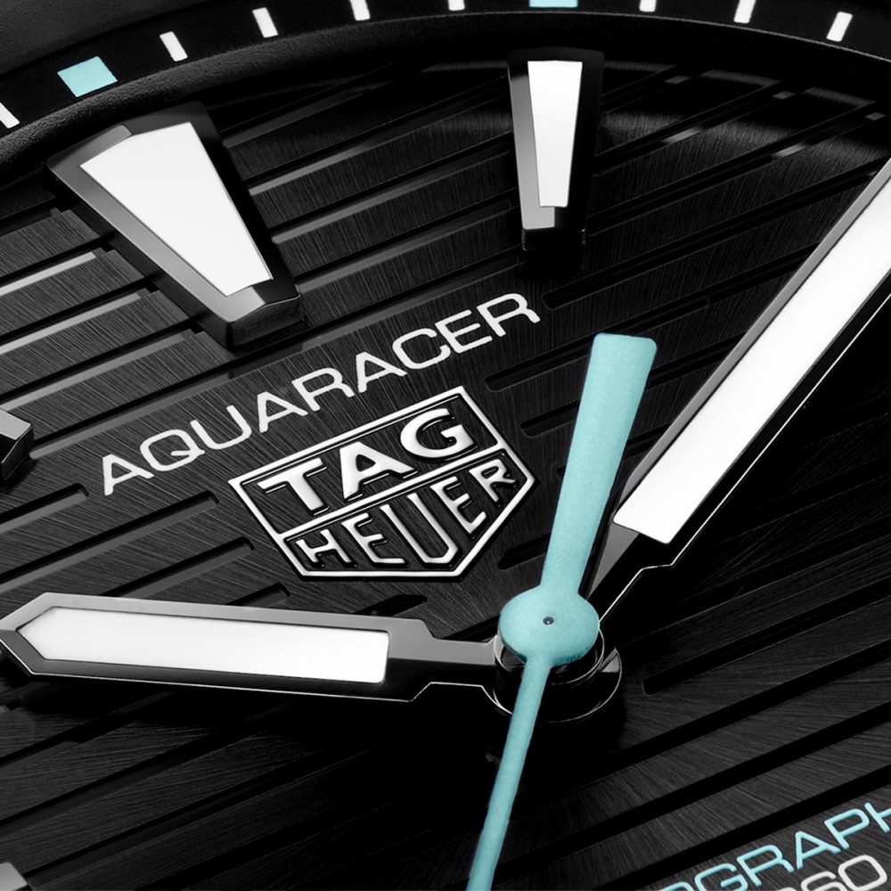 Aquaracer Professional 200 Solargraph 40mm Black Dial Bracelet Watch