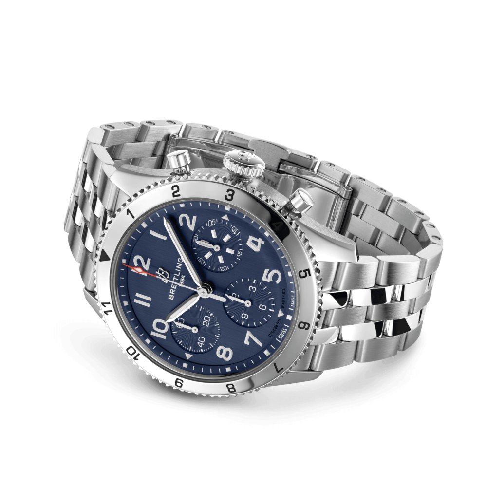 Breitling Classic AVI Chronograph 42 Tribute to Vought F4U Corsair, Stainless Steel, Ref# A233801A1C1A1, Unworn 2024