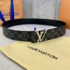 Louis Vuitton Iconic Reversible LV Belt Black LV Women Belt - Crozus