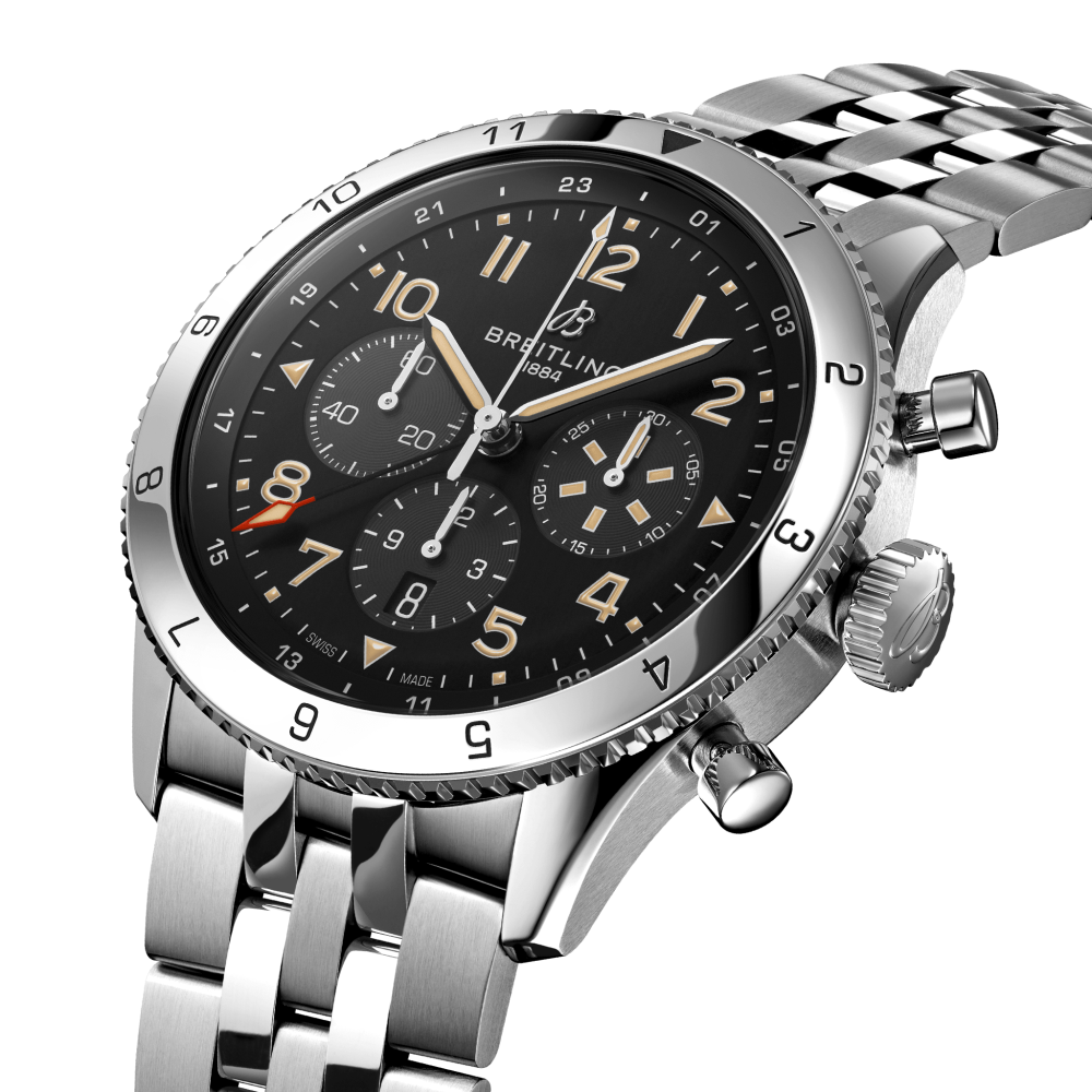 Breitling Classic AVI B04 Chronograph 46 P-51 Mustang, Stainless Steel, Ref# AB04453A1B1A1, Unworn 2024