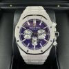 Audemars Piguet Royal Oak Chronograph Frosted White Gold 41mm Purple 26331BC.GG.1224BC.01