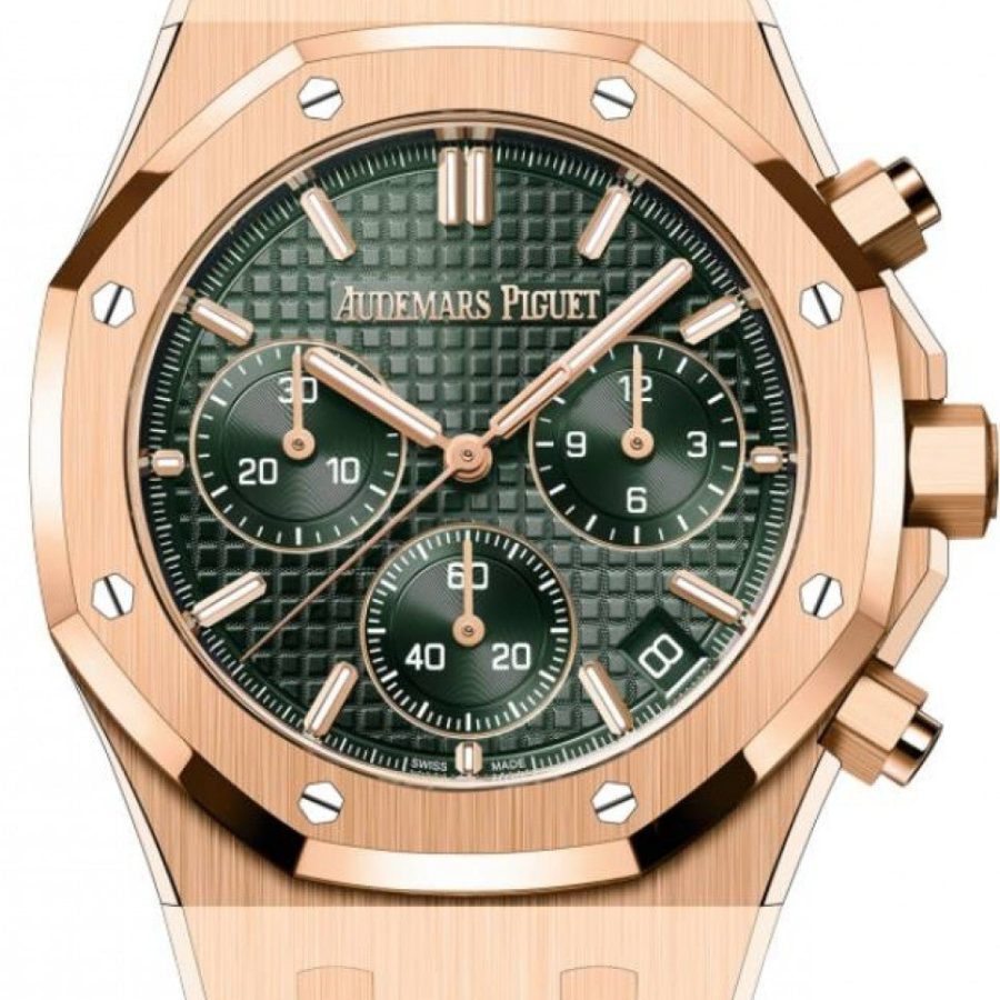 Audemars Piguet Royal Oak Selfwinding Chronograph Rose Gold 41mm Khaki Dial 26240OR.OO.D404CR.01