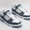 Louis Vuitton LV Trainer Monogram Denim White Blue