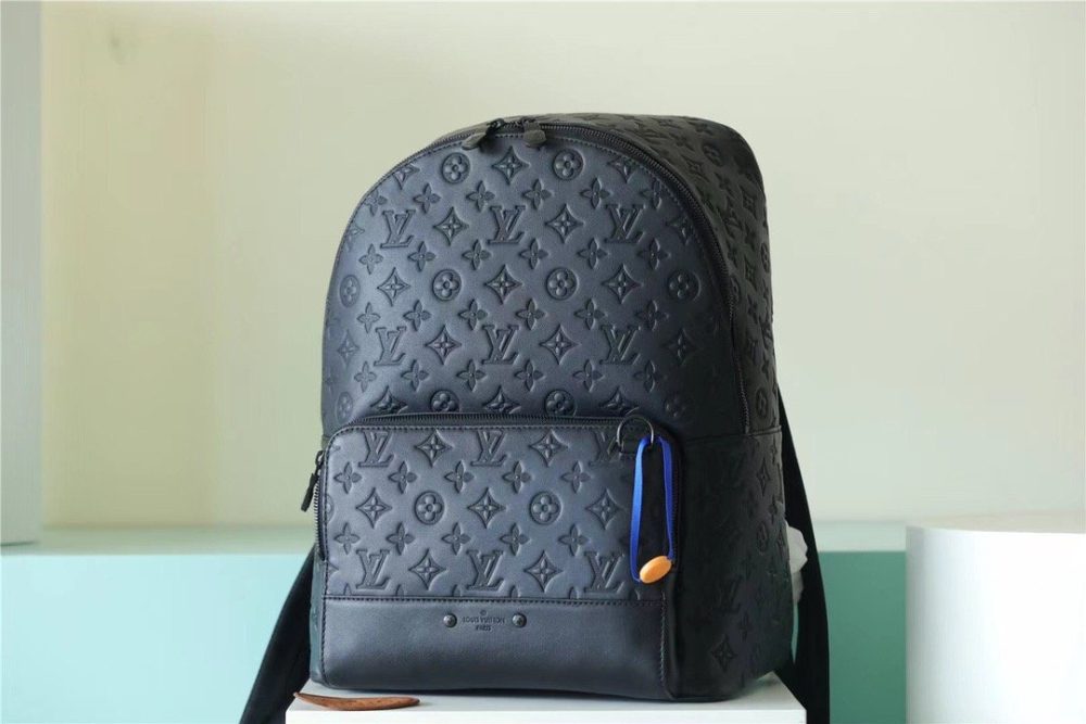 Louis Vuitton Racer Backpack Monogram Shadow Black For Men, Men's Bags 41cm/16.1 Inches LV M46109 - Crozus