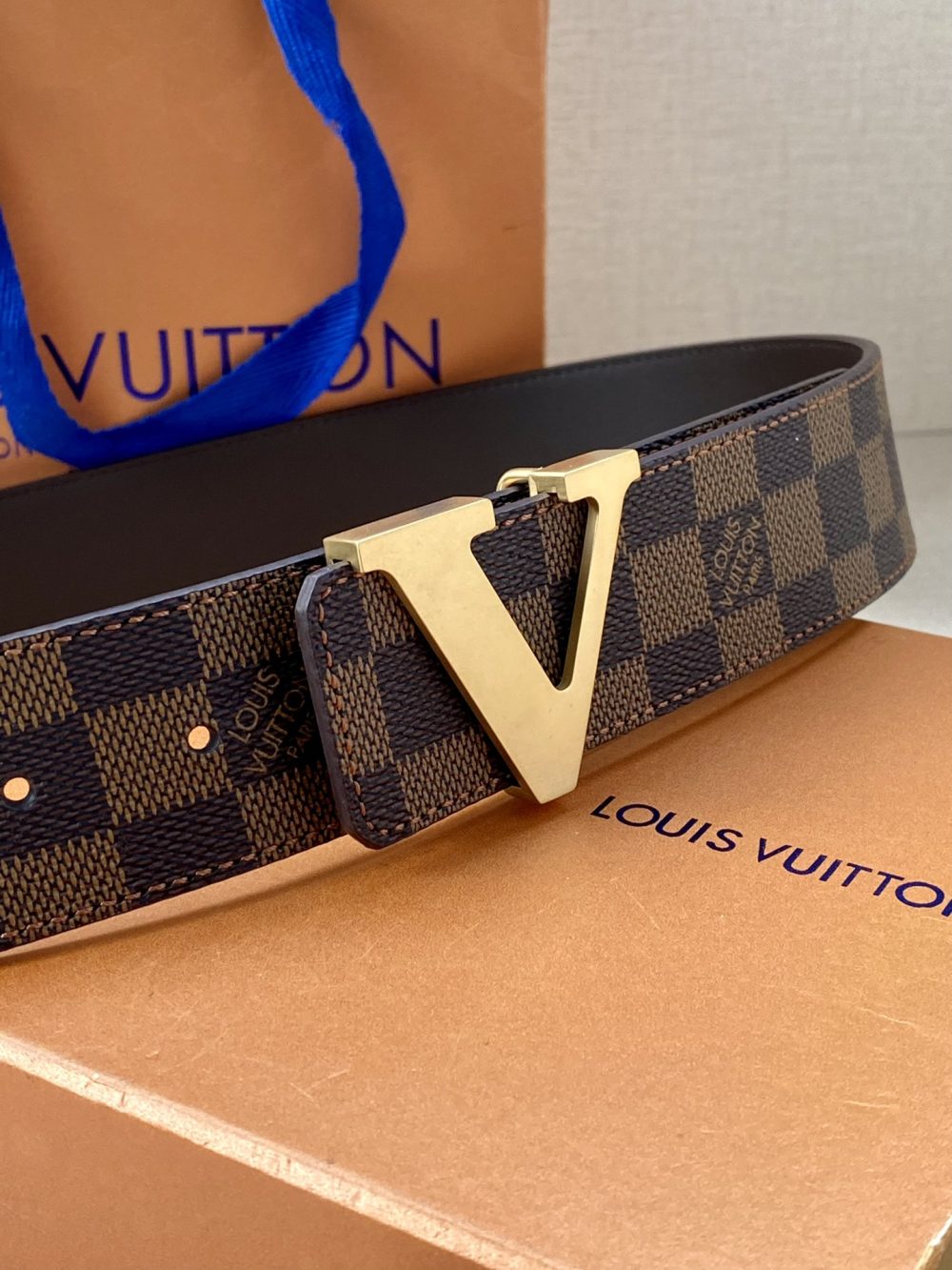 Louis Vuitton Iconic Reversible LV Belt Brown LV Women Belt - Crozus