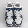 Louis Vuitton LV Trainer Monogram Denim White Blue