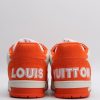 Louis Vuitton Trainer Monogram Denim Orange