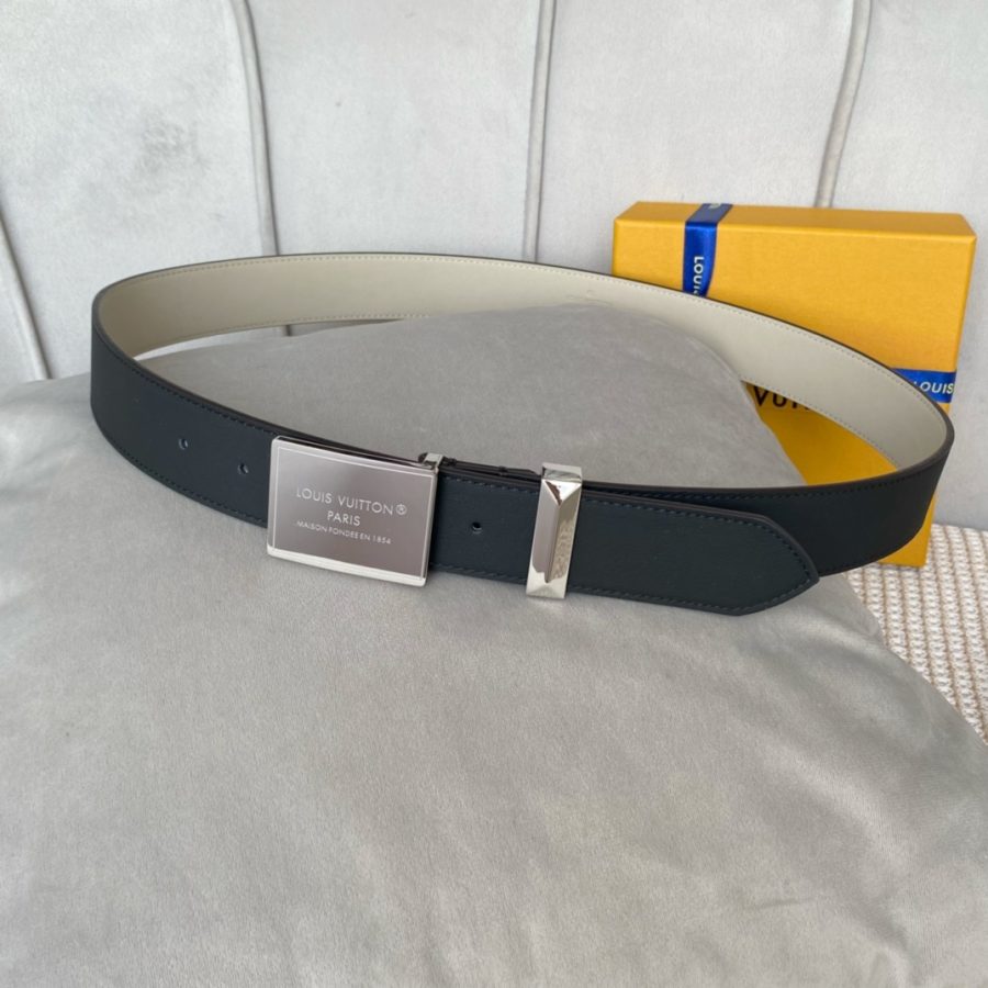 Louis Vuitton Metropole LV Belt Black LV Women Belt - Crozus