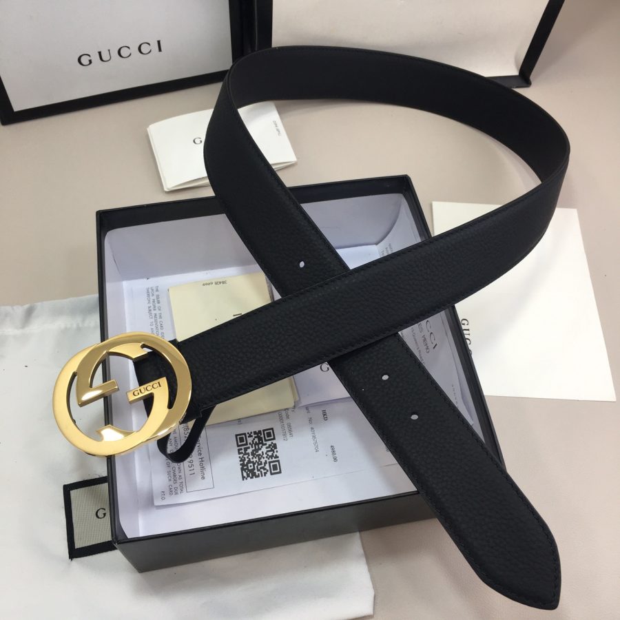 Gucci GG Marmont Reversible Belt Black, Women Belt - Crozus