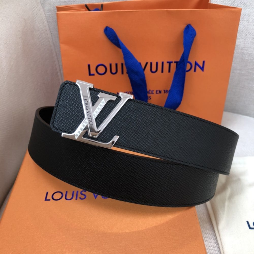 Louis Vuitton Initiales Reversible LV Belt with Silver Hardware LV Women Belt LV - Crozus