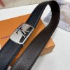 Louis Vuitton Initiales Reversible LV Belt with Silver Toned Hardware LV Women Belt - Crozus