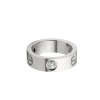 Screw Ring with Diamonds