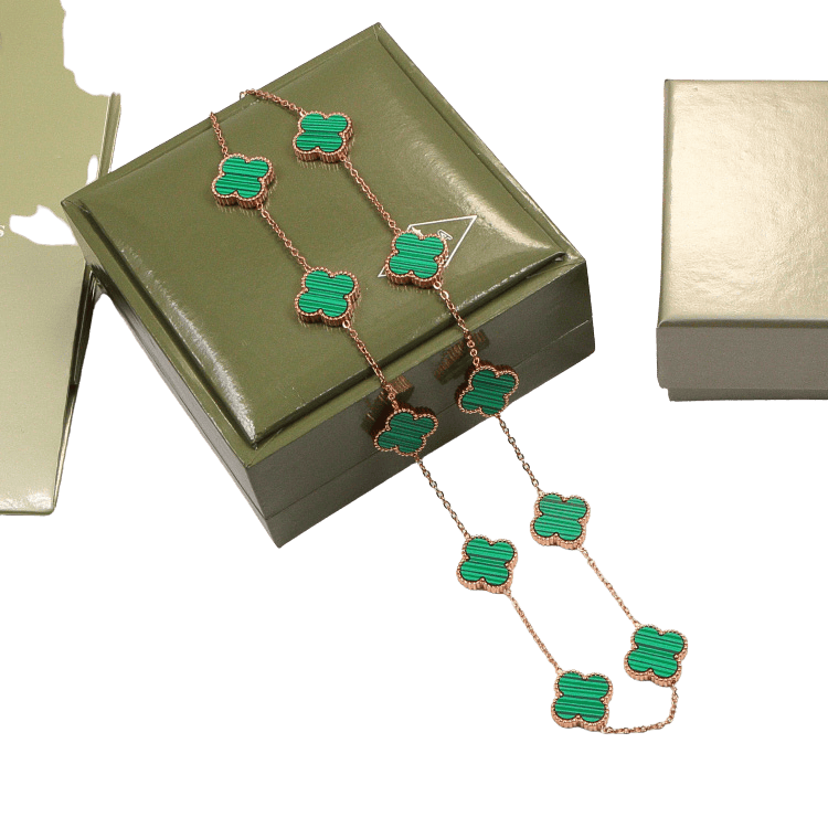 Green Clover Necklace