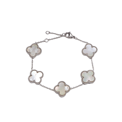 Pearl Clover Bracelet