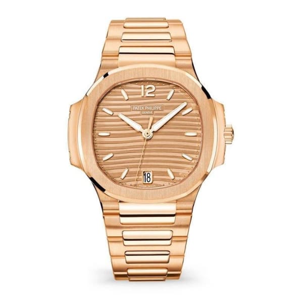 Patek Philippe Nautilus Ladies Automatic Watch, 18k Rose Gold, 35,2mm, Ref# 7118/1R-010