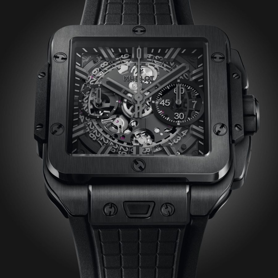 Hublot Square Bang UNICO ALL BLACK Ref# 821.CX.0140.RX