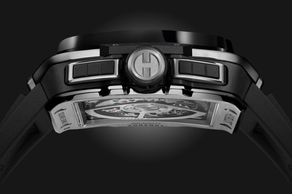 Hublot Square Bang UNICO TITANIUM CERAMIC Ref# 821.NM.0170.RX