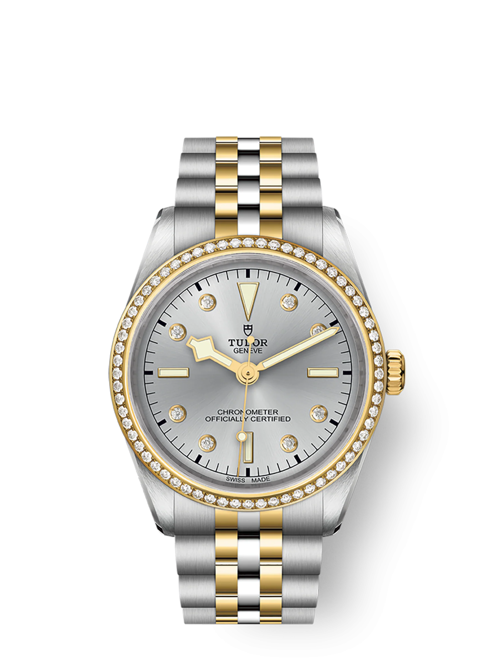 Tudor Black Bay 36 S&G, 316L Stainless Steel, 18k Yellow Gold and Diamonds, Ref# M79653-0006