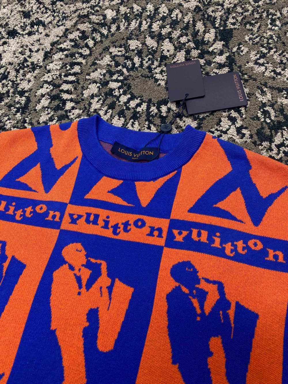 Blue orange T-shirts