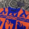 Blue orange T-shirts