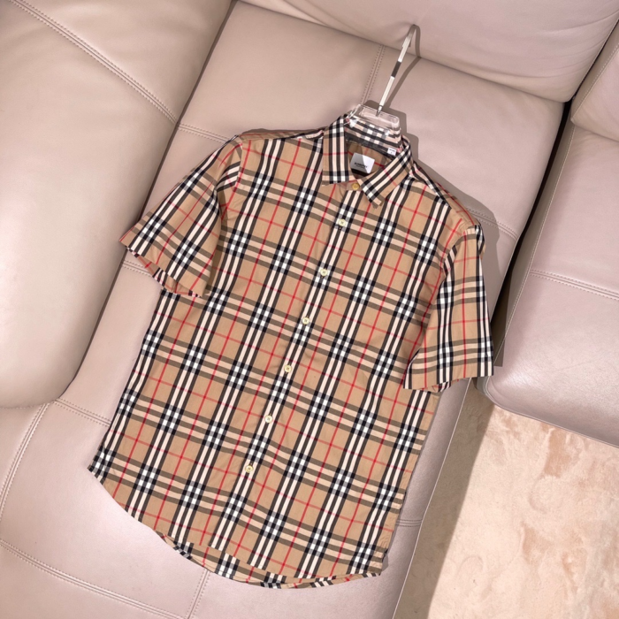 Premium Burberry Button Shirt 1 With Pocket