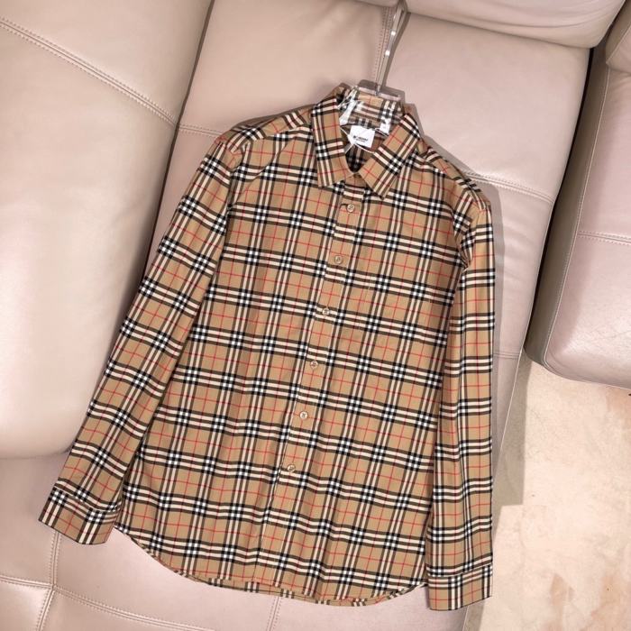 Premium Burberry Long Sleeve Button Shirt 4 With Pocket