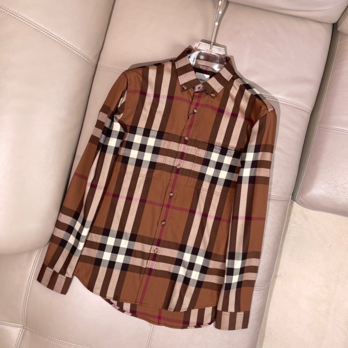 Premium Burberry Long Sleeve Button Shirt 7 With Pocket