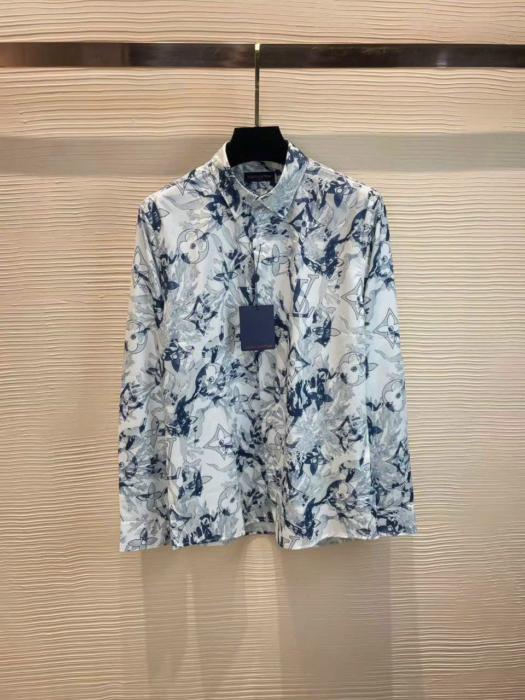 Premium LV Long Sleeve Button Shirt 29