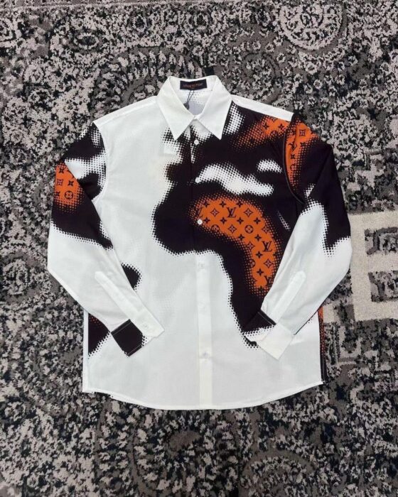 Premium LV Long Sleeve Button Shirt LN130135