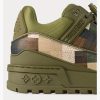 LV Trainer Maxi Leather With Damoflage Khaki Green