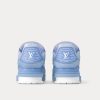 LV Trainer Grained Calf Leather Pastel Blue