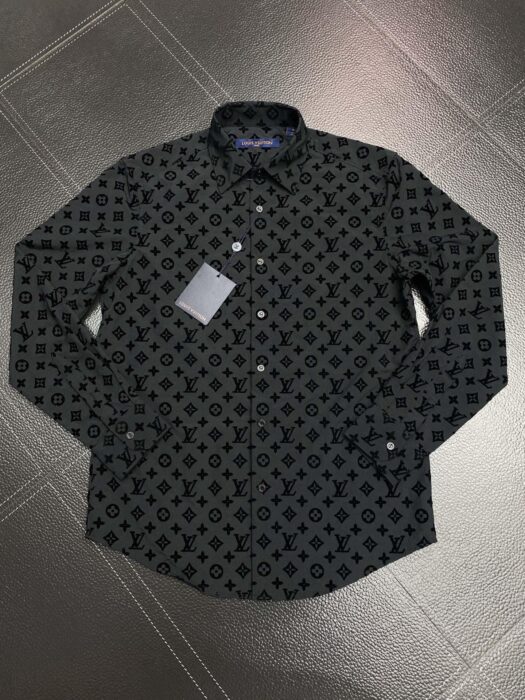 Premium LV Long Sleeve Button Shirt 21