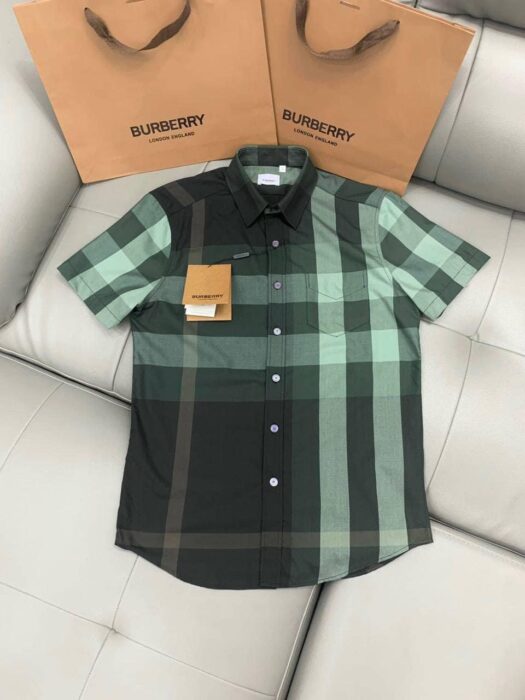 Premium Burberry Button Shirt 15 With Pocket