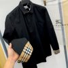 Premium Burberry Long Sleeve Button Shirt LN13016 - Black