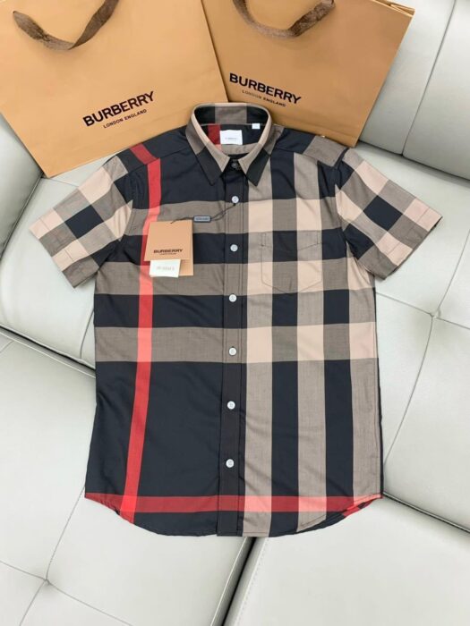 Premium Burberry Button Shirt LN13015 With Pocket